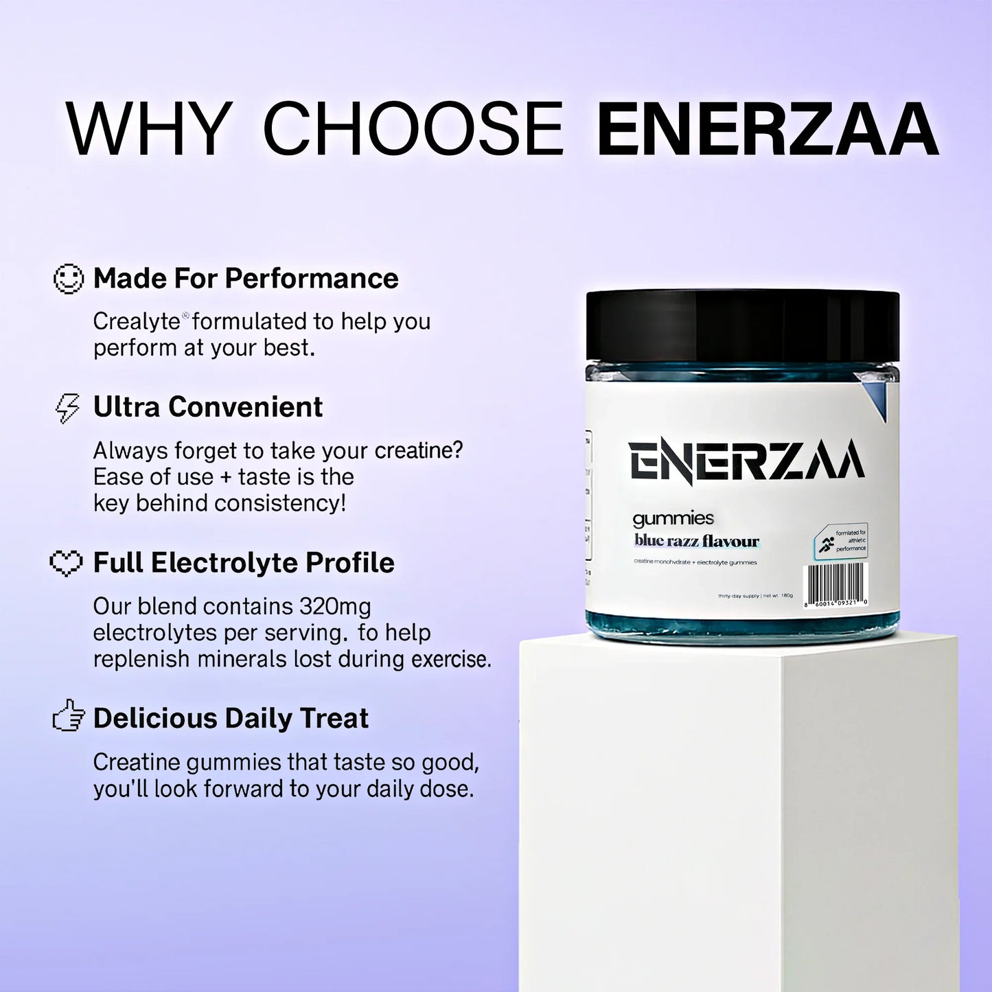 Enerzaa Creatine Complex Gummies
